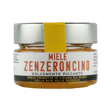 Zenzeroncino miele aromatizzato al peperoncino e zenzero - 140g