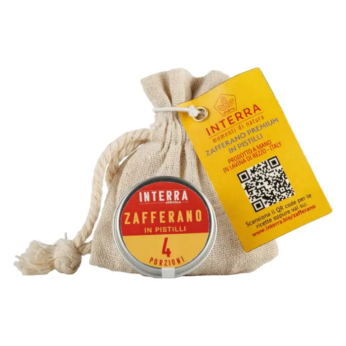 Zafferano in pistilli "primo fiore" ideale per piatti con decorazioni
