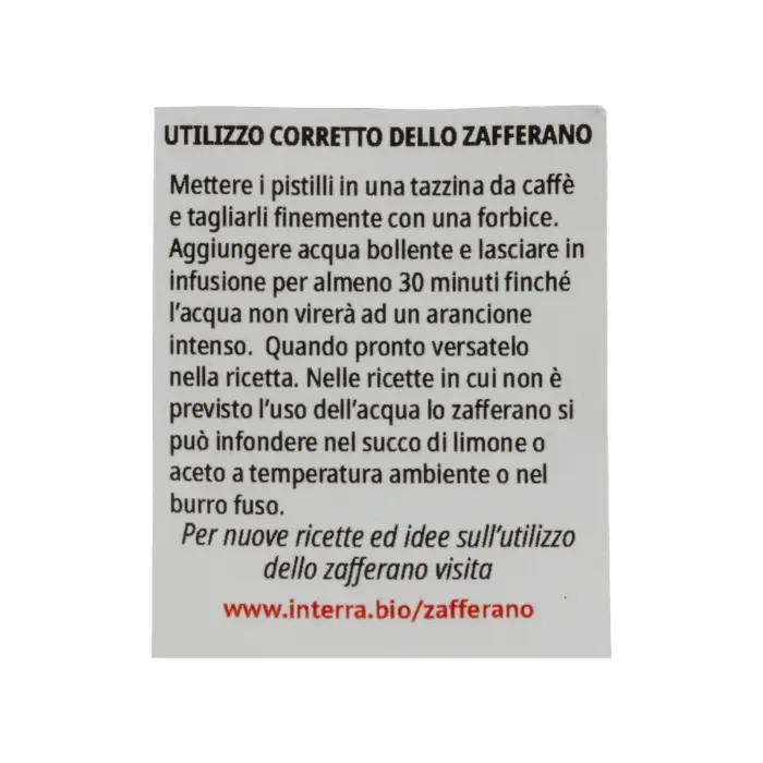 Zafferano in pistilli "primo fiore" ideale per piatti con decorazioni
