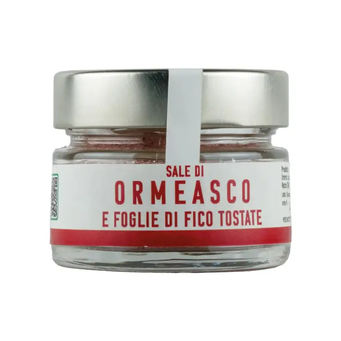 Sale aromatizzato al vino Ormeasco di Pornassio DOCG e foglie di fico (100g)