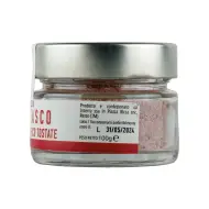 Sale aromatizzato al vino Ormeasco di Pornassio DOCG e foglie di fico (100g) Sale aromatizzato al vino Ormeasco di Pornassio DOCG e foglie di fico (100g)