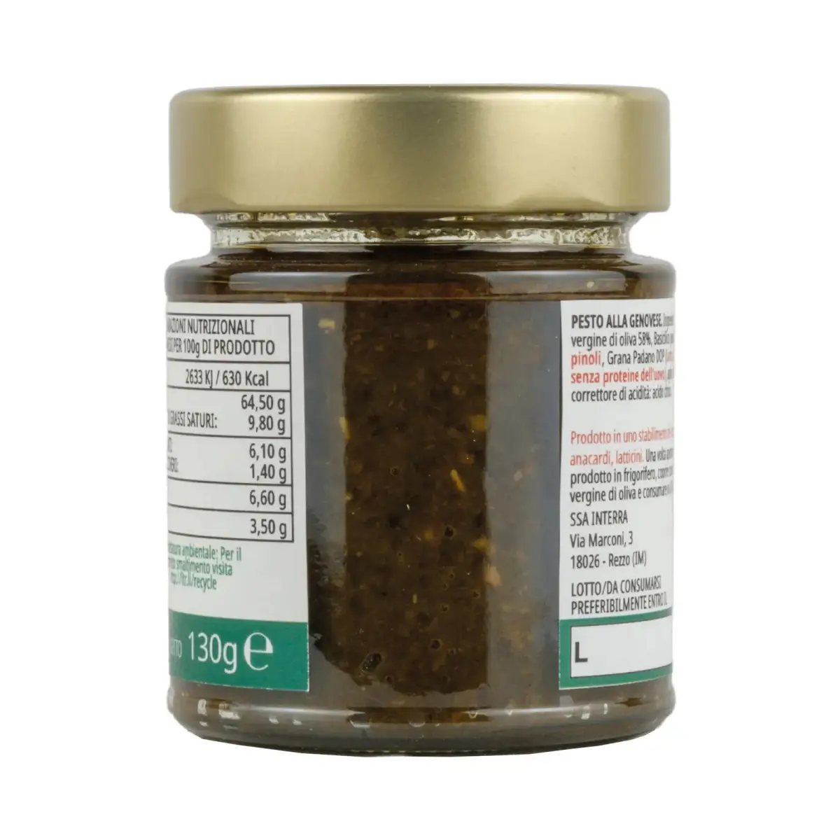 Pesto alla Genovese con basilico dell'orto - 130g