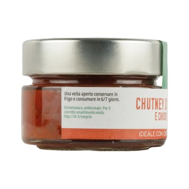 Chutney (composta agrodolce) di Pomodoro ciliegino cipolla e chiodi di garofano - 130g