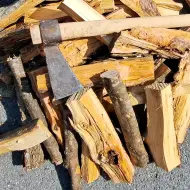 Kit Legna di olivo non trattata (piccola e grande) - Bundle 20 kg per barbecue 3/4 persone