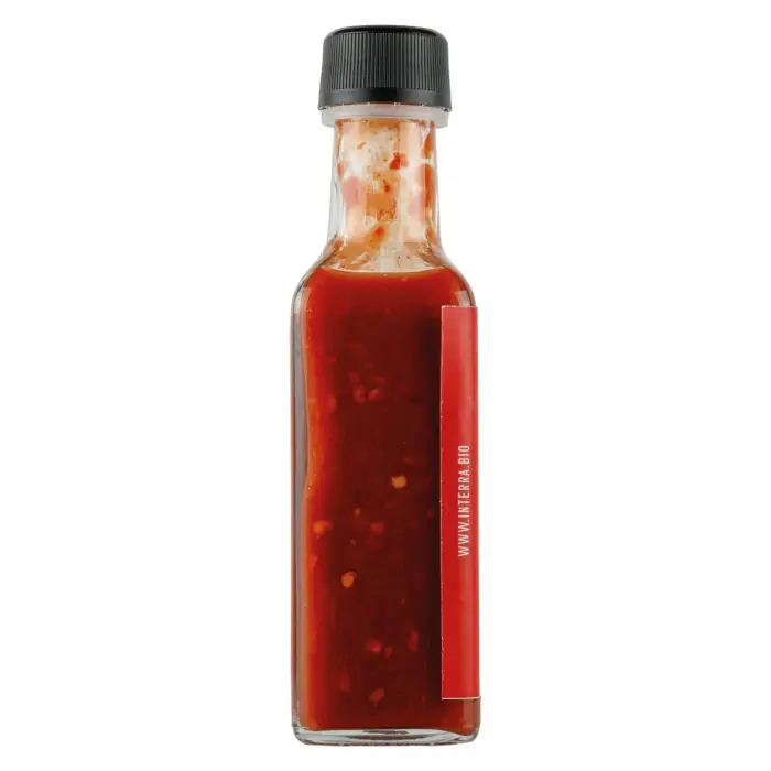 Salsa piccante con mix peperoncini rossi "Brucia Culi" bottiglia molotov da 100 ml