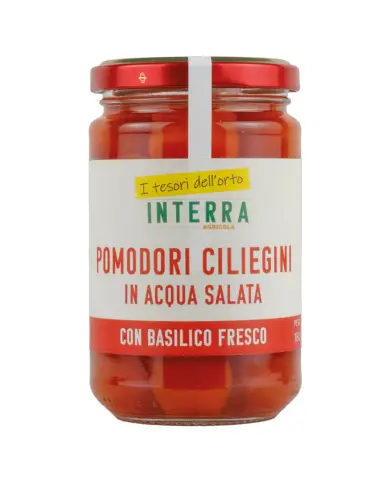 Pomodori Ciliegini in acqua salata (300g) Pomodori Ciliegini in acqua salata (300g)