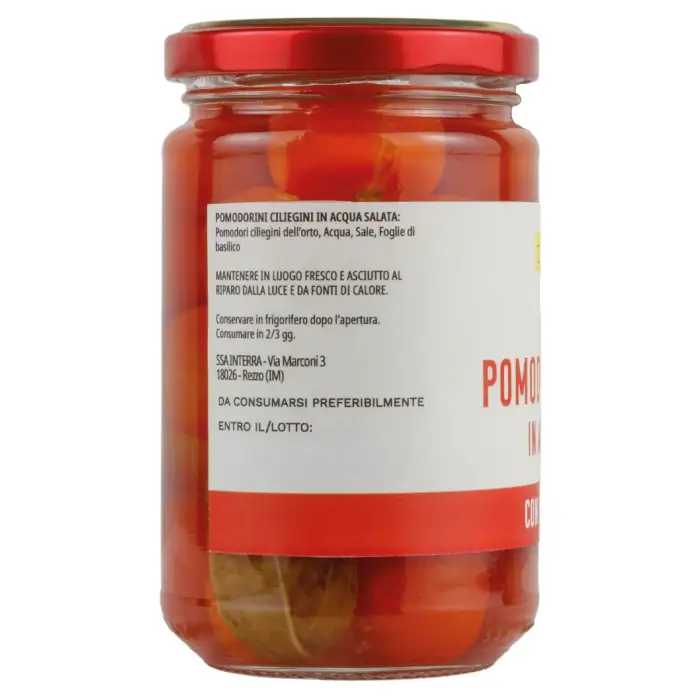 Pomodori Ciliegini in acqua salata (300g)