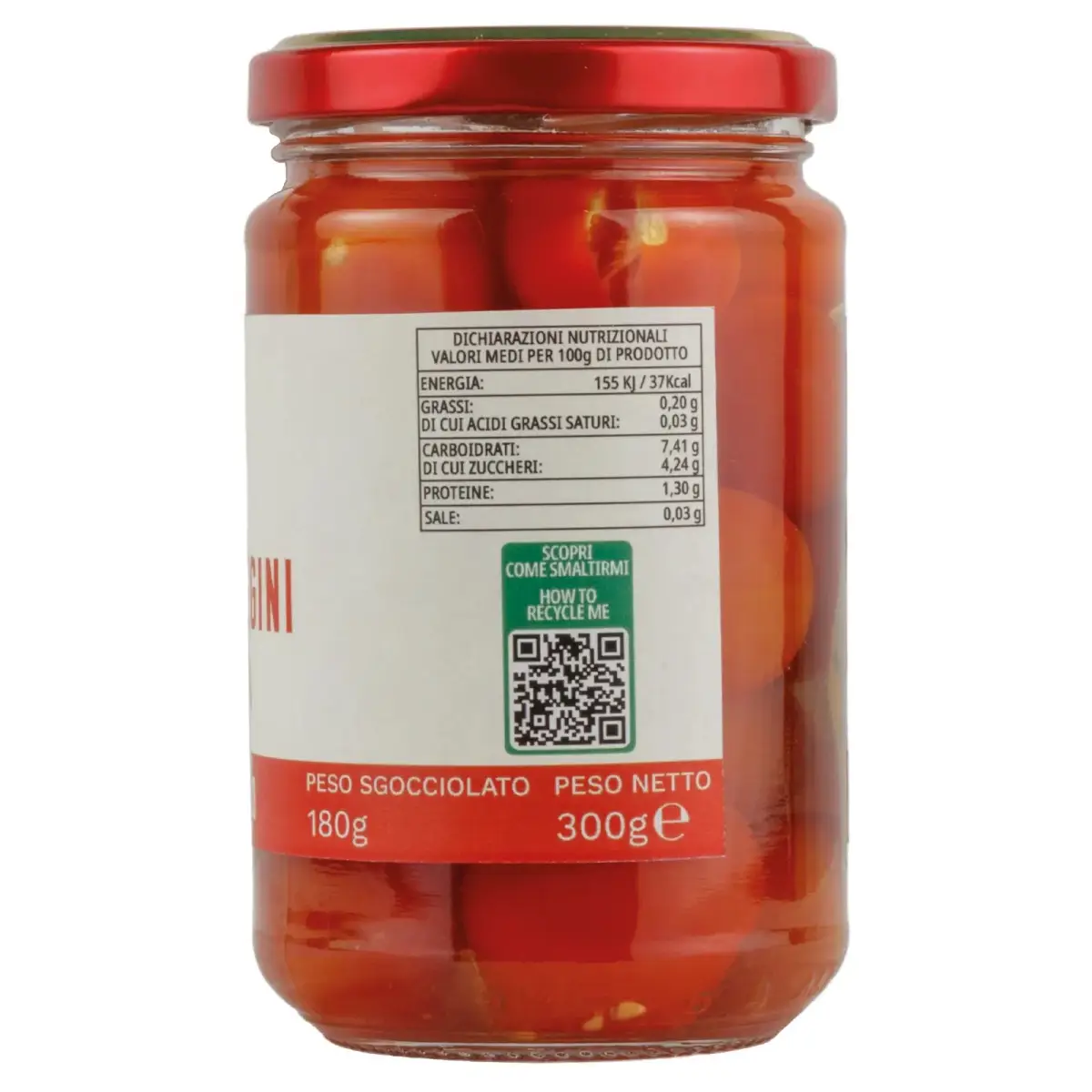 Pomodori Ciliegini in acqua salata (300g)