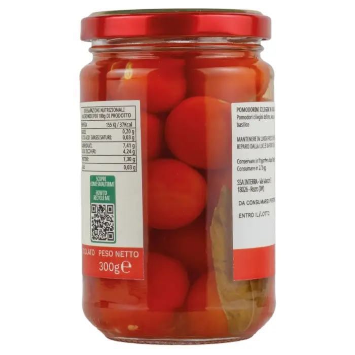 Pomodori Ciliegini in acqua salata (300g)