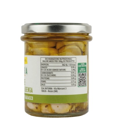 Zucchine Trombette di Albenga croccanti sott'olio EV (180g)