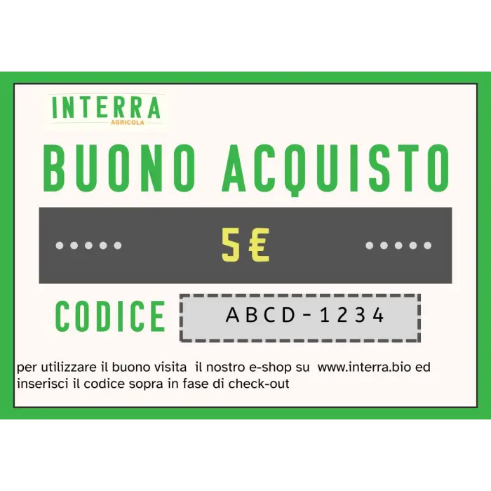 Buono Regalo - Gift Card - 5€