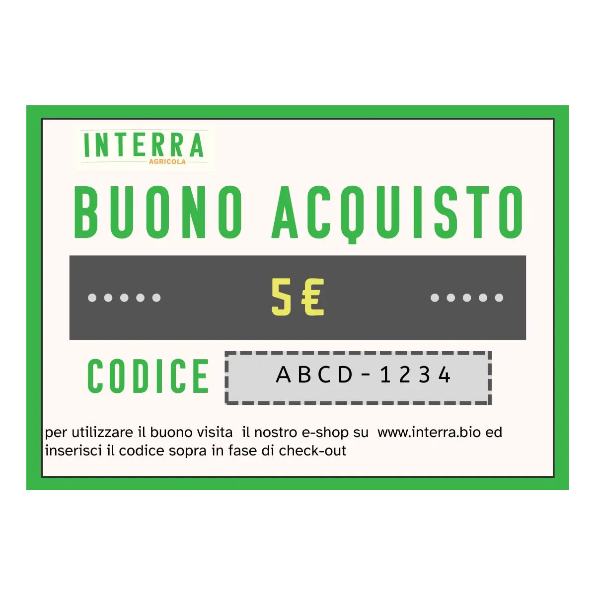Buono Regalo - Gift Card - 5€