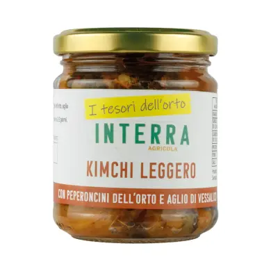 Kimchi leggero da cavolo fermentato - poco piccante (180g)