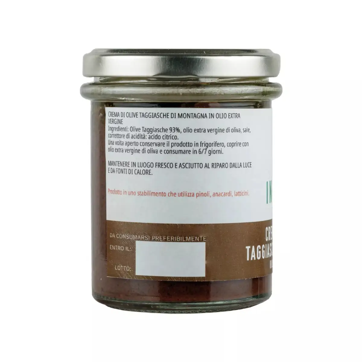 Crema gourmet di Olive Taggiasche di Montagna - 180g